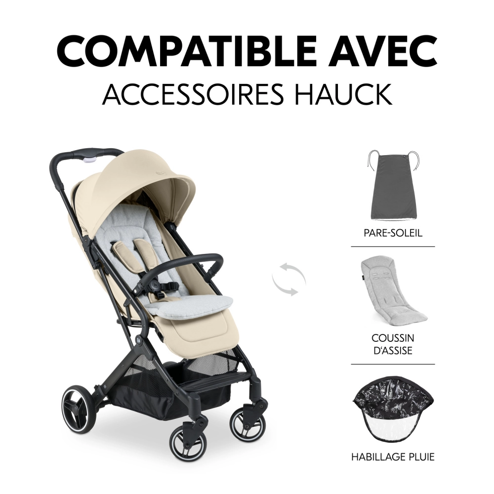 Poussette Hauck Travel N Care Plus - Vanilla
