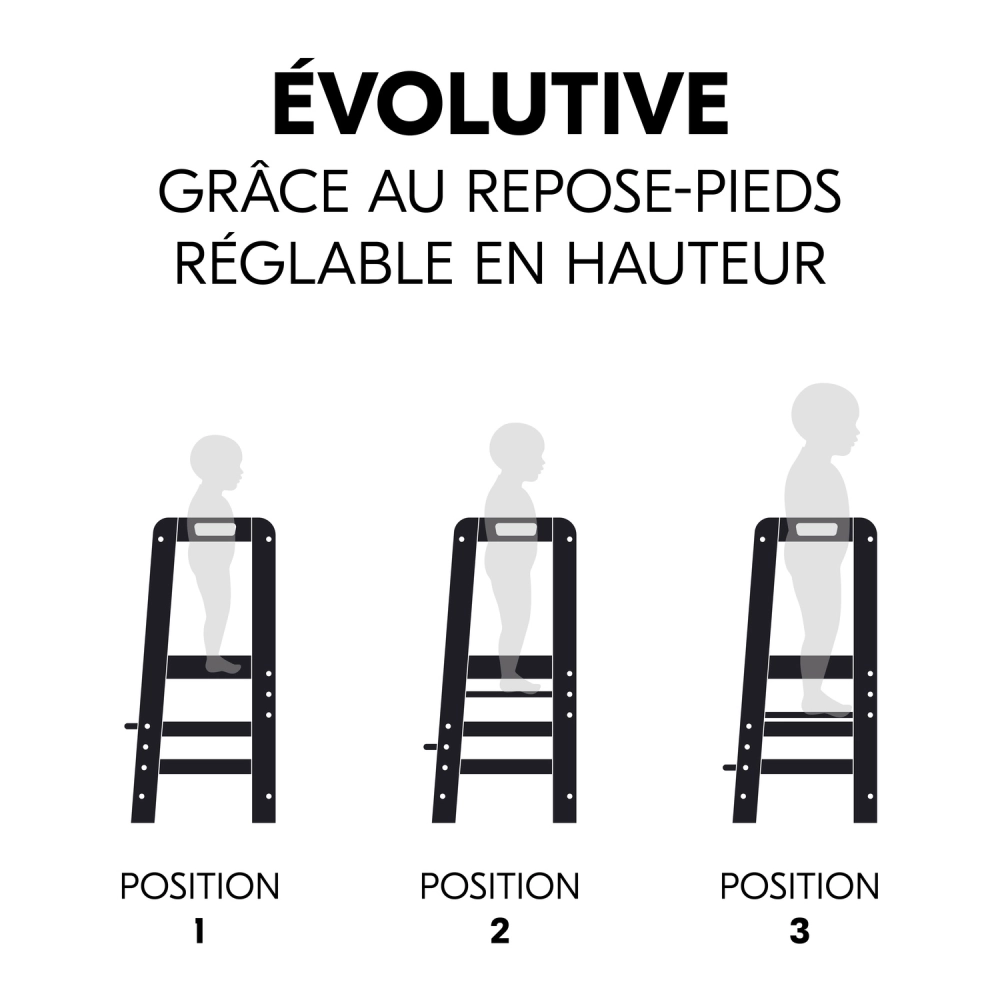 Tour d'Apprentissage Hauck Learn N Explore - Black