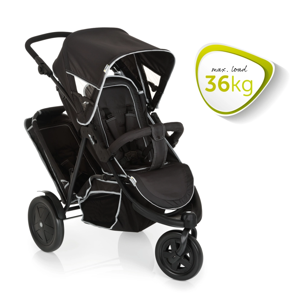 Poussette Double Hauck Freerider - Black
