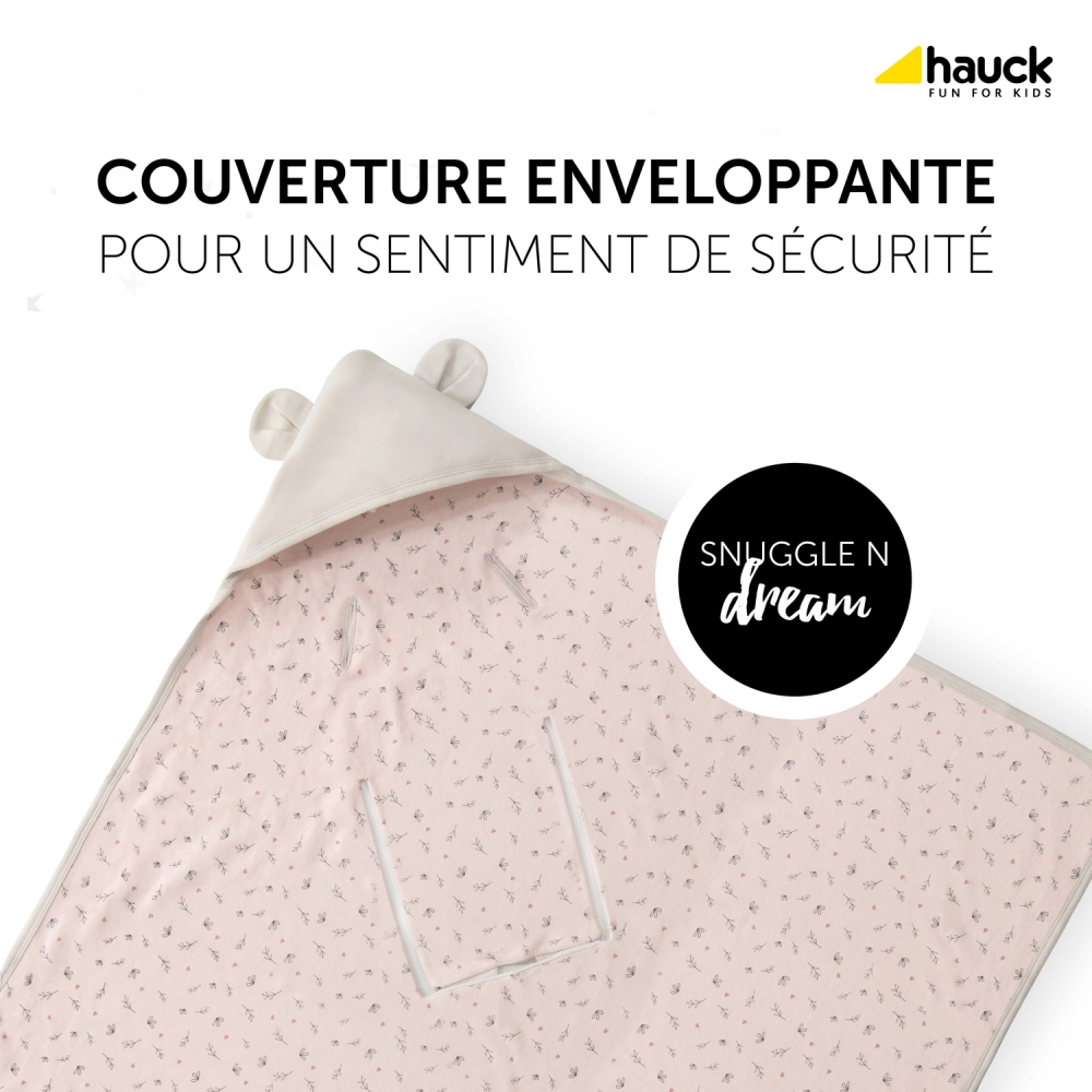 Couverture Hauck Snuggle N Dream - Beige Bloom