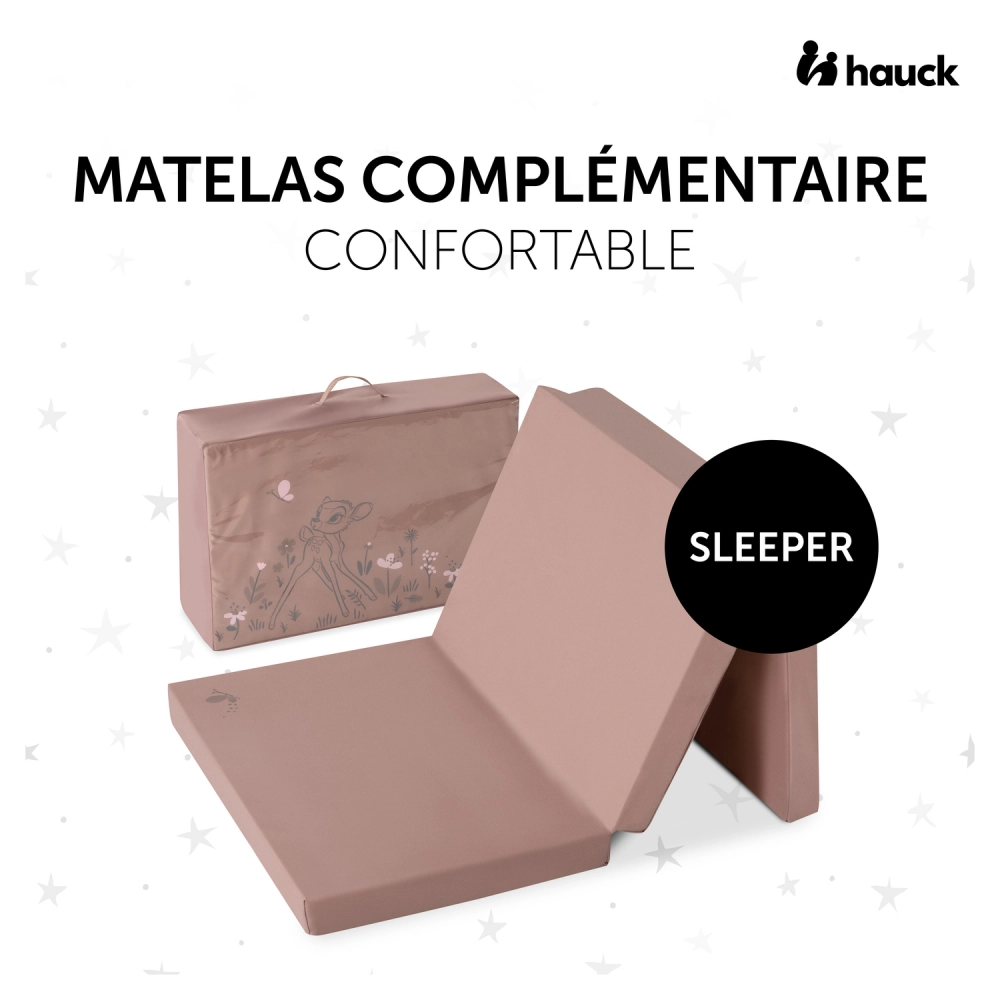 Matelas Lit Parapluie Hauck Sleeper - Bambi Rose
