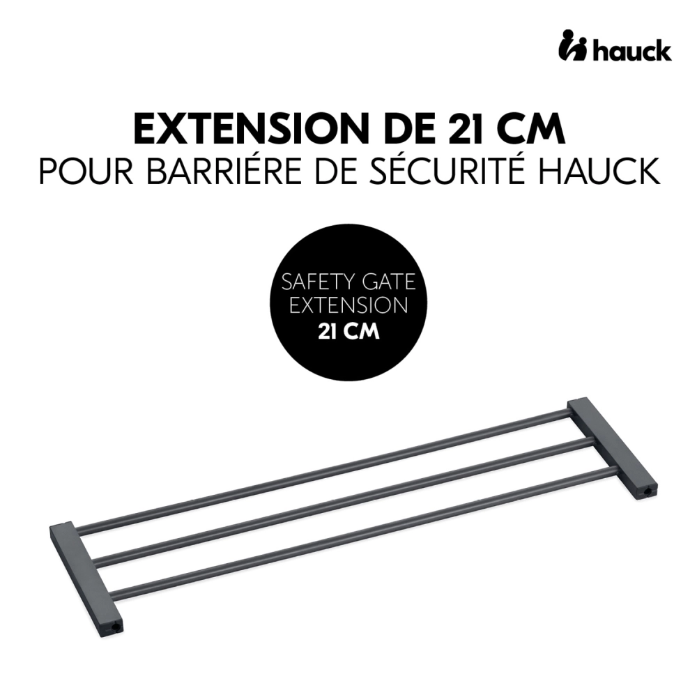 Extension 21cm Barrière de Sécurité Hauck - Dark Grey