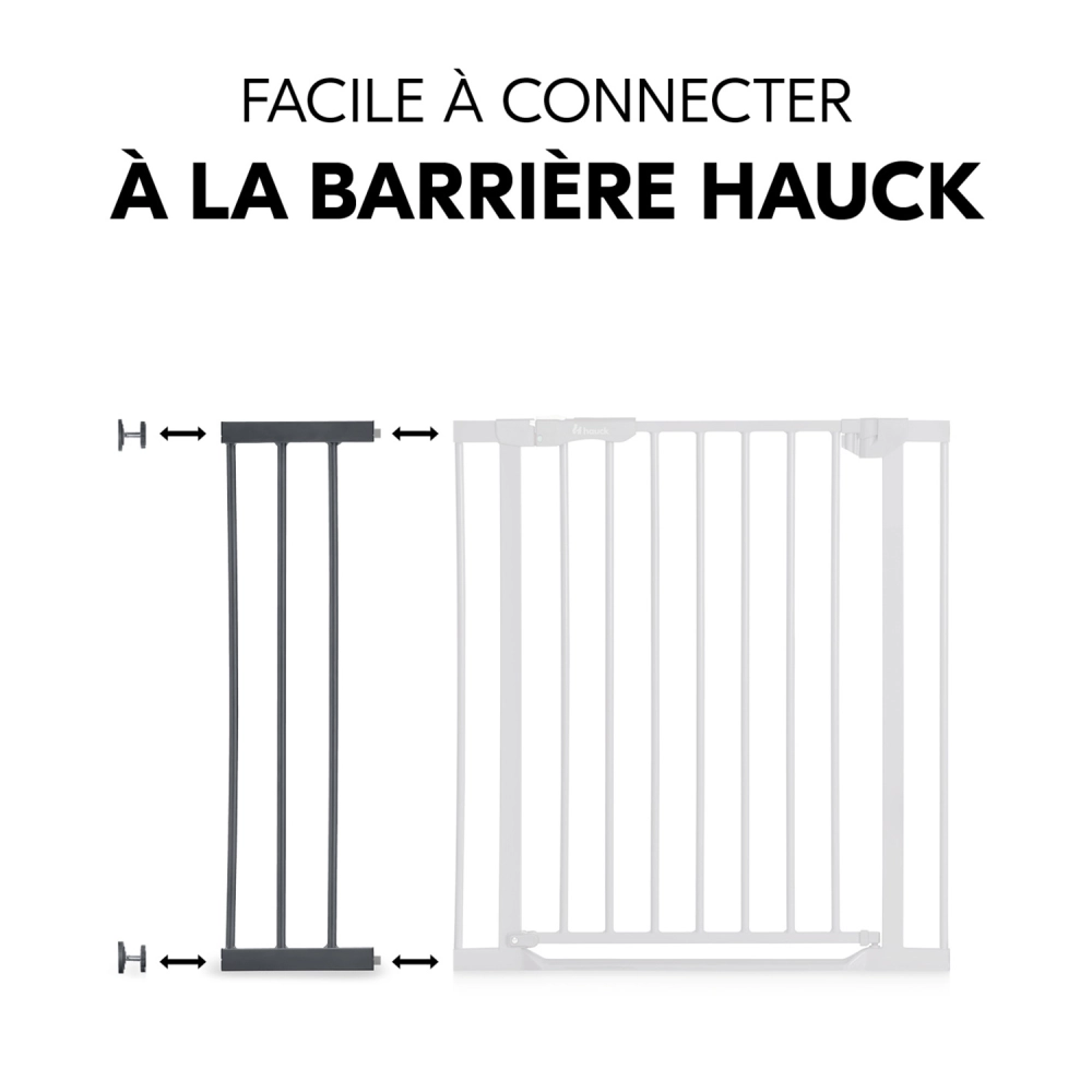 Extension 21cm Barrière de Sécurité Hauck - Dark Grey