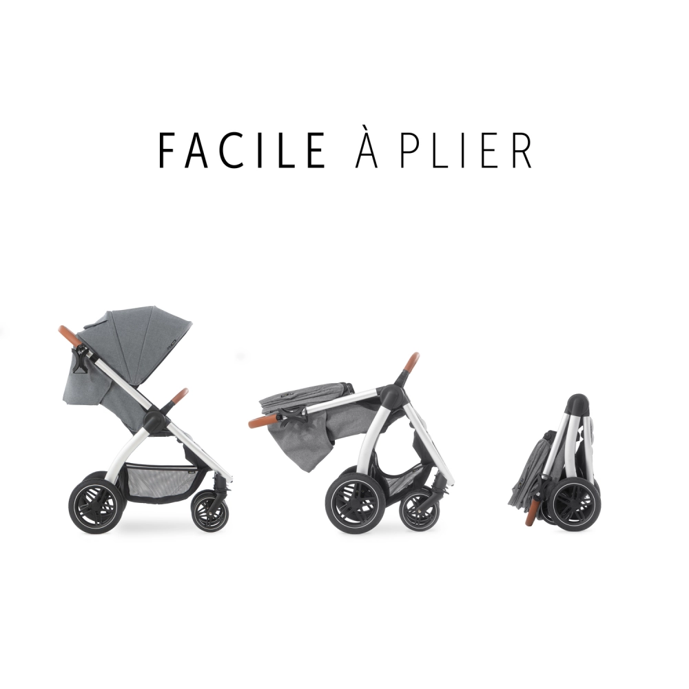 Poussette Hauck Uptown - Melange Grey