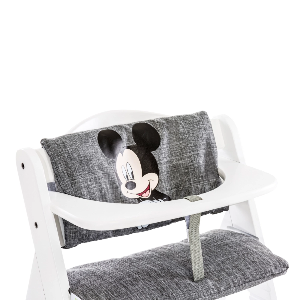 Coussin Chaise Haute Hauck Deluxe - Mickey Grey