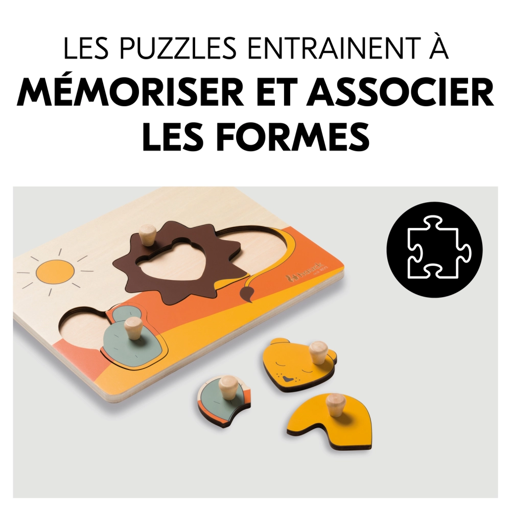 Jouets Puzzle N Sort Lion