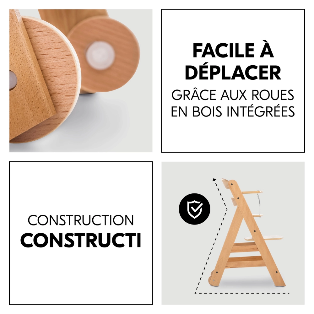 Chaise Haute Hauck Beta+ - Natural