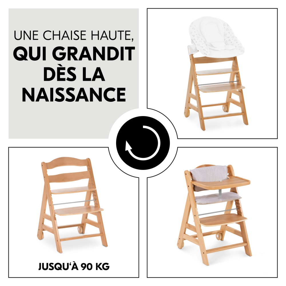 Chaise Haute Hauck Beta+ - Natural
