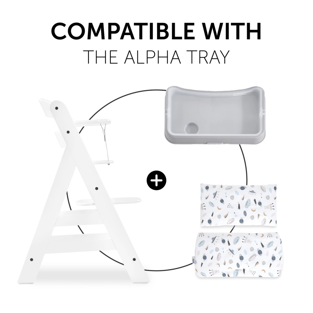 Coussin Chaise Haute Hauck Deluxe - Space