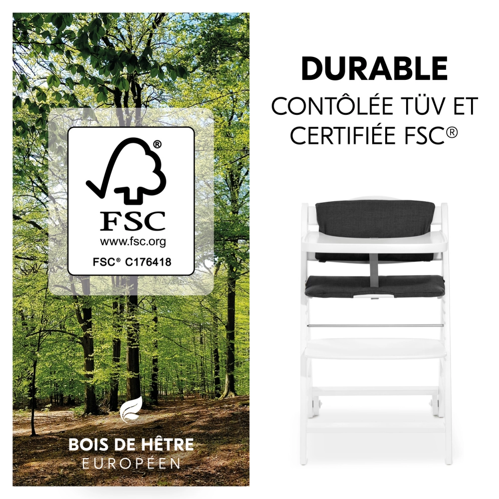 Chaise Haute Hauck Beta+ - White
