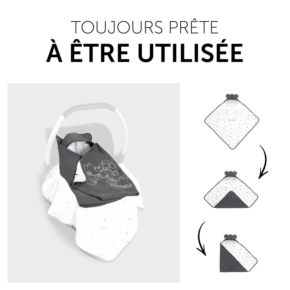 Couverture Hauck Snuggle N Dream - Mickey Mouse Anthracite