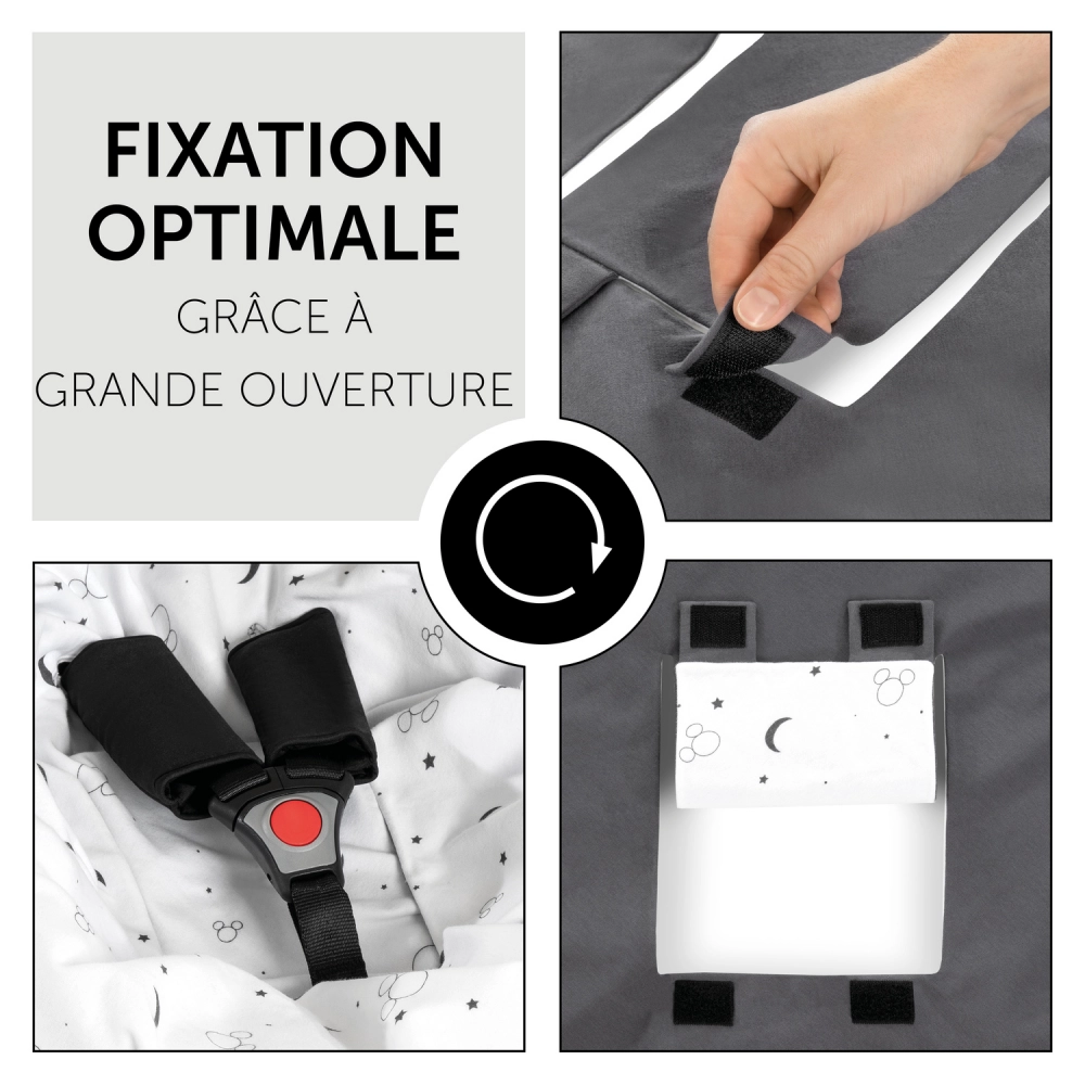 Couverture Hauck Snuggle N Dream - Mickey Mouse Anthracite