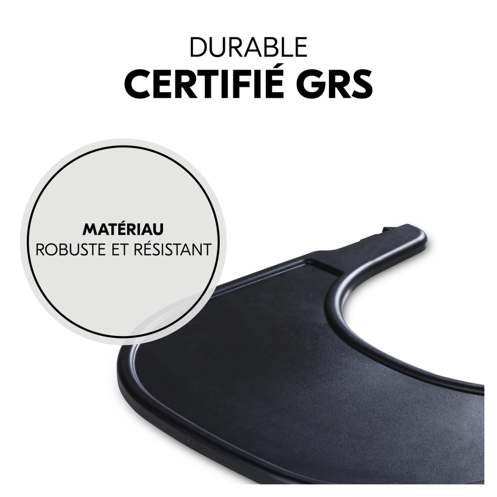 Plateau Repas Hauck Alpha Click - Black