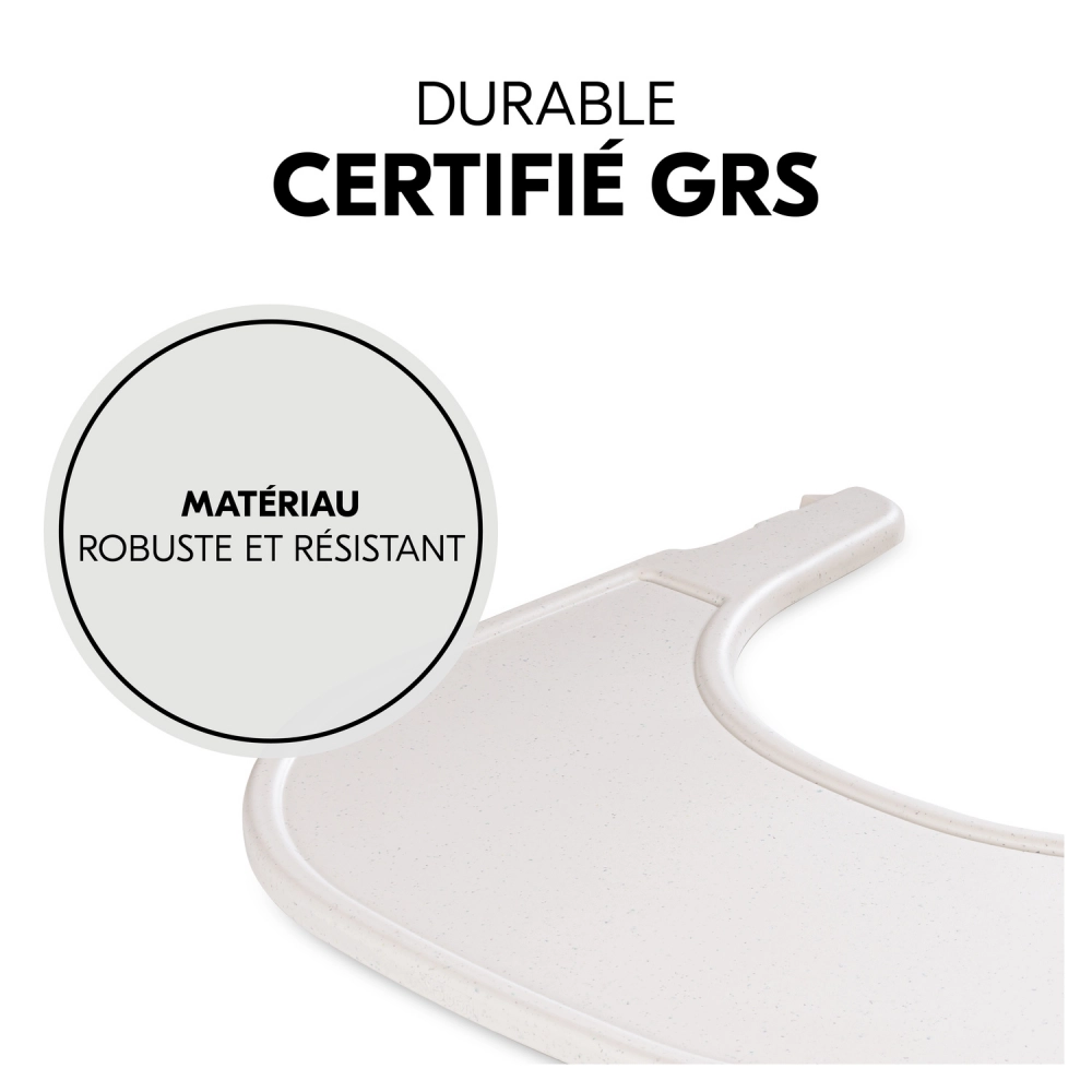 Plateau Repas Hauck Alpha Click - Speckle Beige