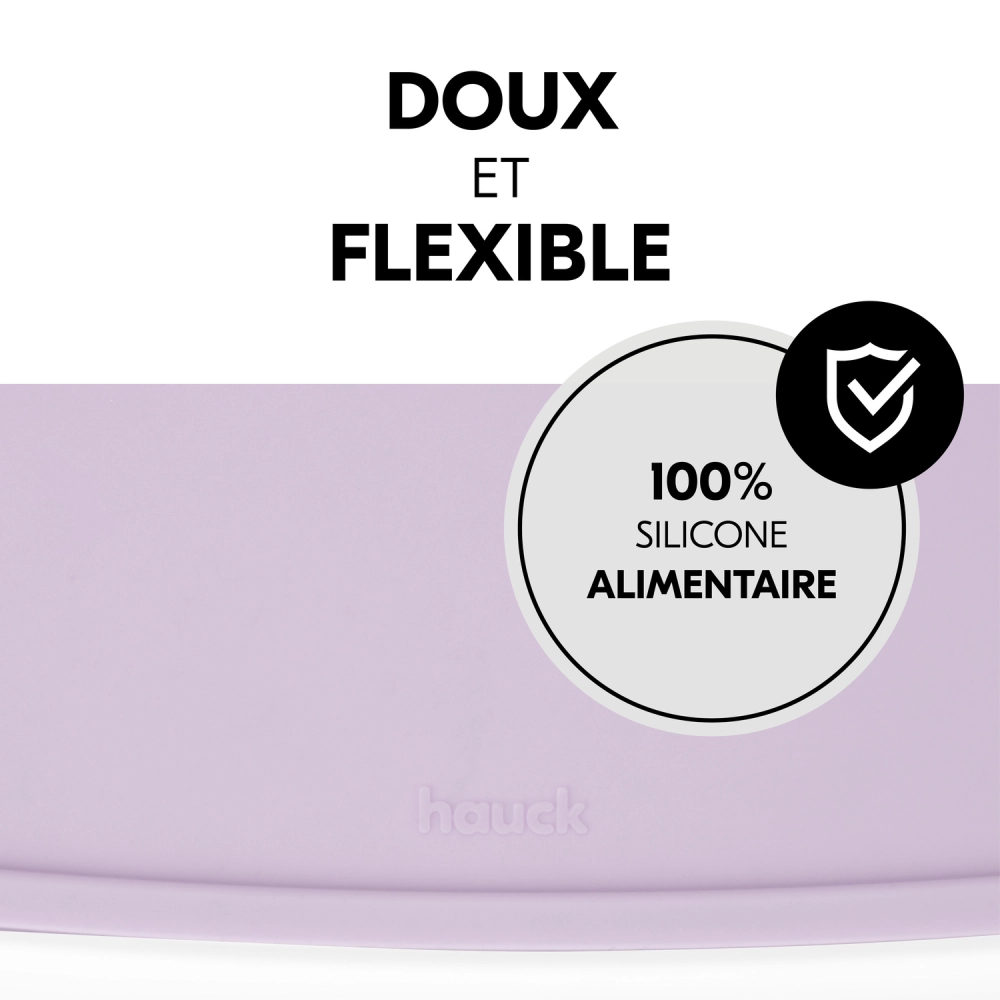 Protection Silicone Plateau Repas Hauck - Crab Lavender