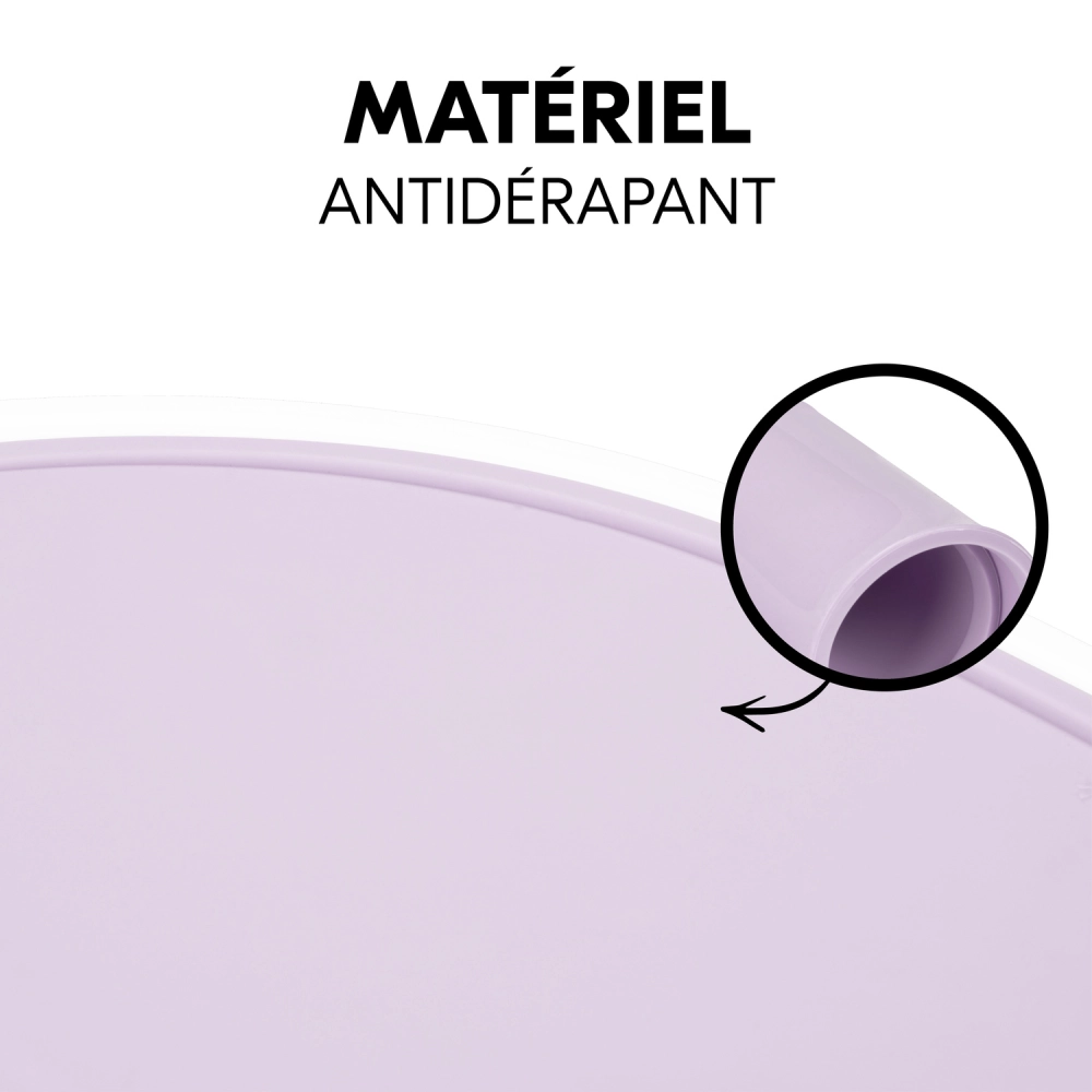 Protection Silicone Plateau Repas Hauck - Crab Lavender