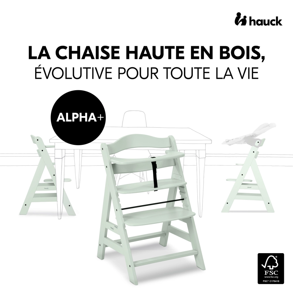 Chaise Haute Hauck Alpha+ - Mint