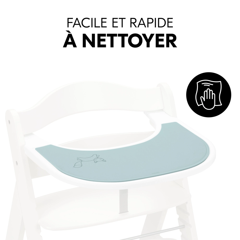 Protection Silicone Plateau Repas Hauck - Mint Fox