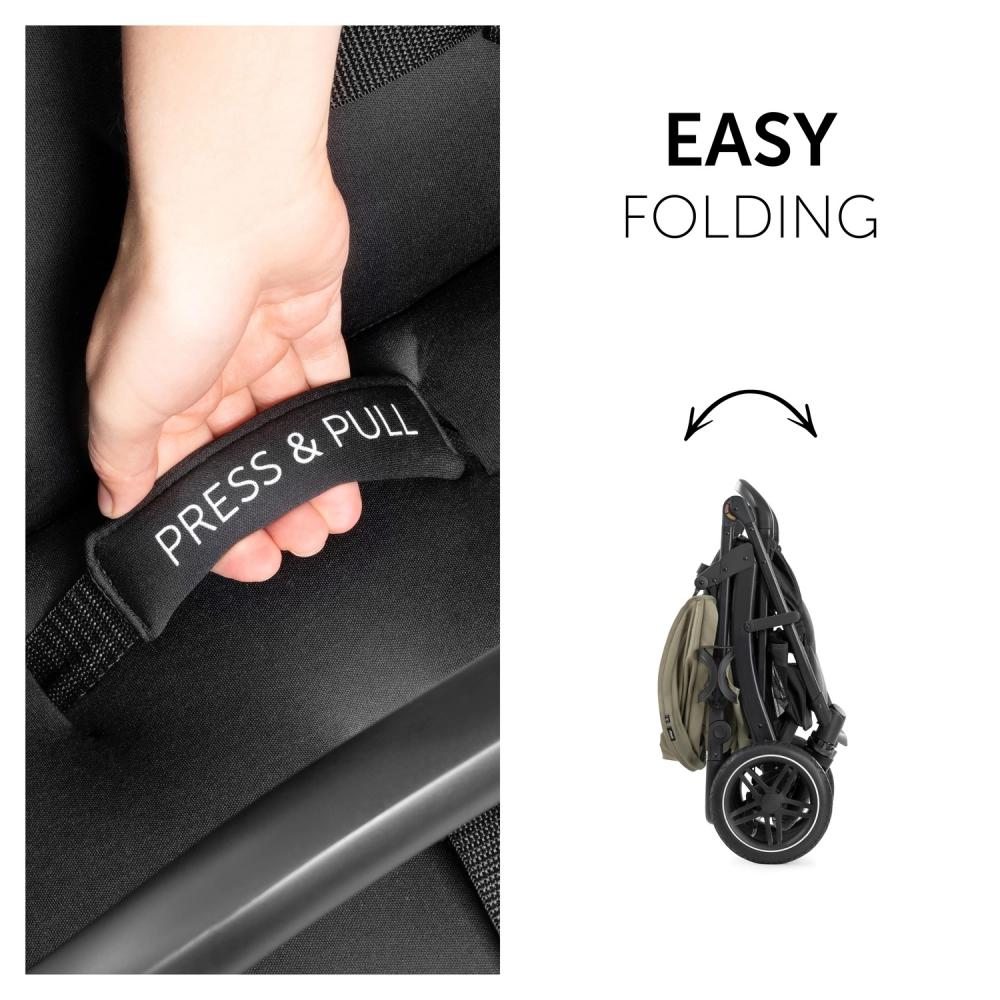 Poussette Hauck Rapid 4D Air - Olive