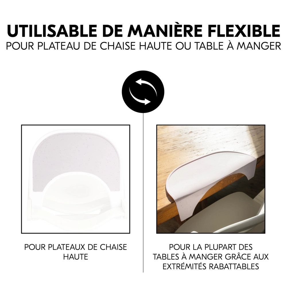 Protection Silicone Plateau Repas Hauck - Speckle Beige