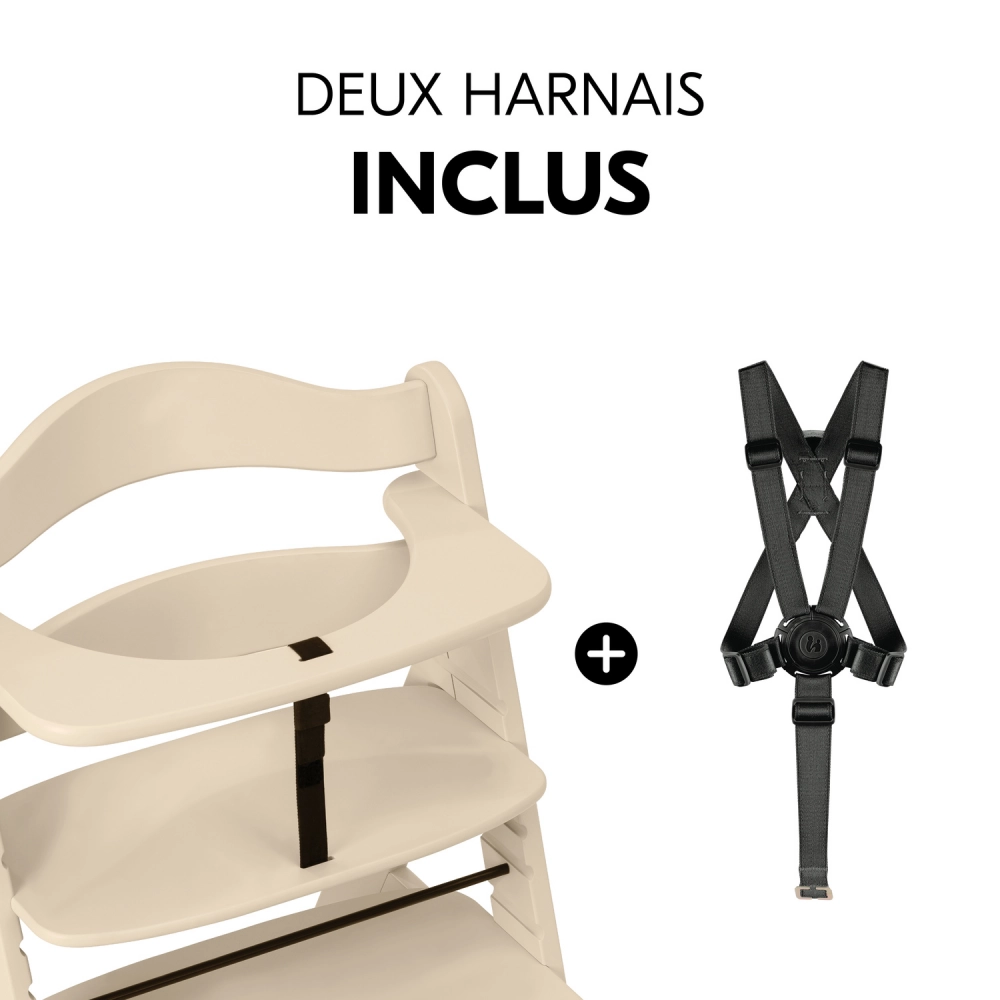 Chaise Haute Hauck Alpha+ - Vanilla