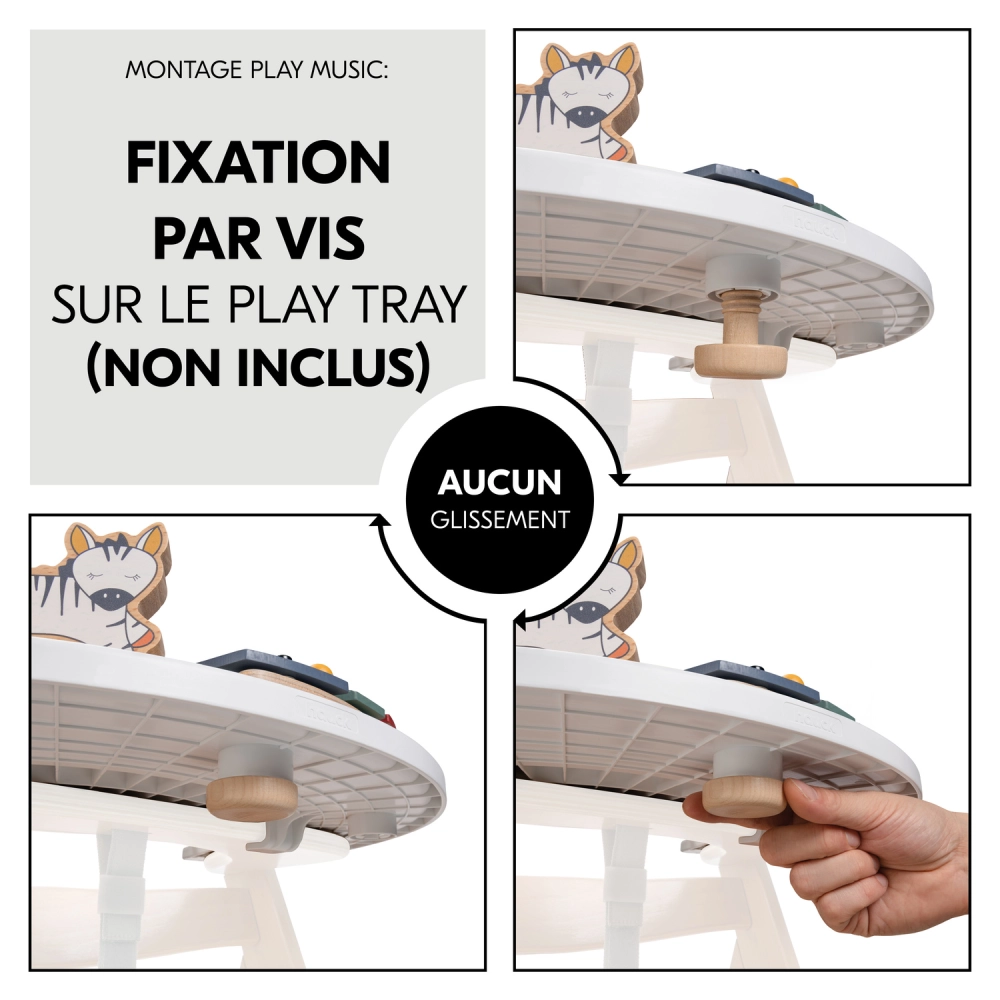 Jouets Play Music Zebra