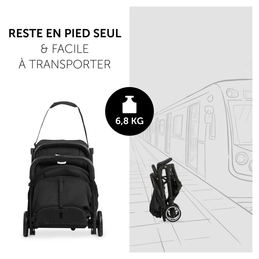 Poussette Hauck Travel N Care - Black