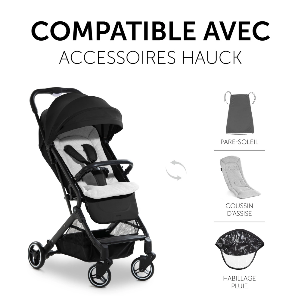 Poussette Hauck Travel N Care - Black