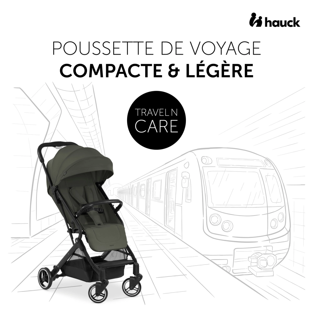 Poussette Travel N Care  Dark-olive - Dark Olive