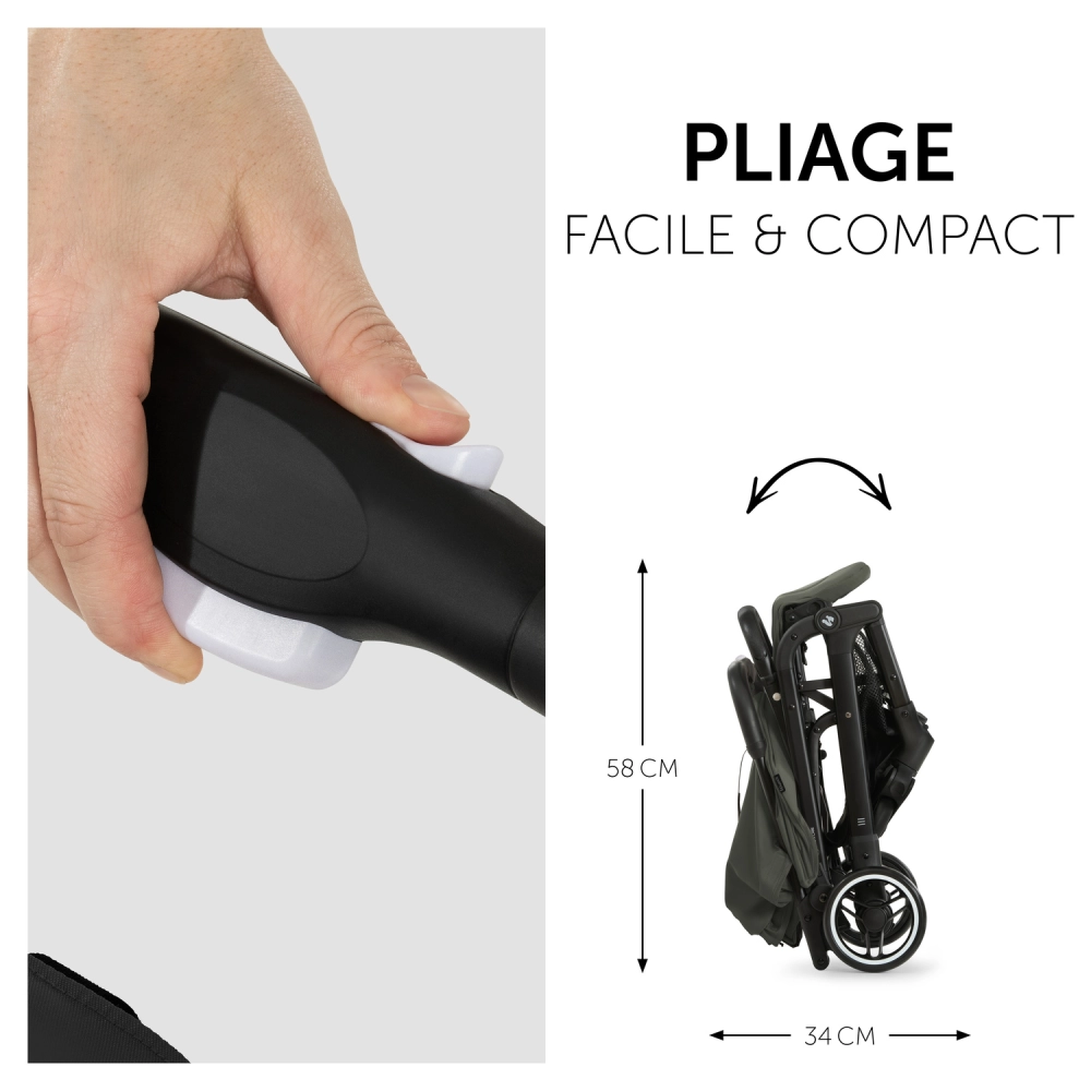 Poussette Travel N Care  Dark-olive - Dark Olive