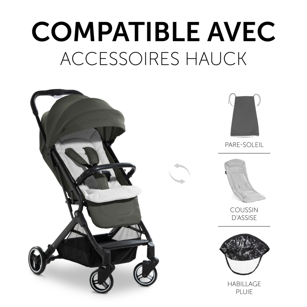Poussette Travel N Care  Dark-olive - Dark Olive