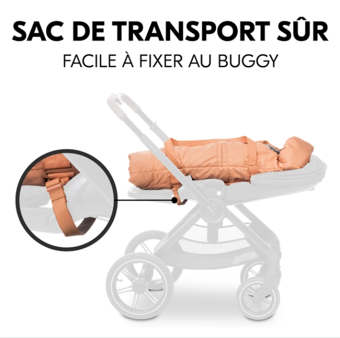 Chancelière 3-en-1 Hauck Carry N Play - Dots Cork