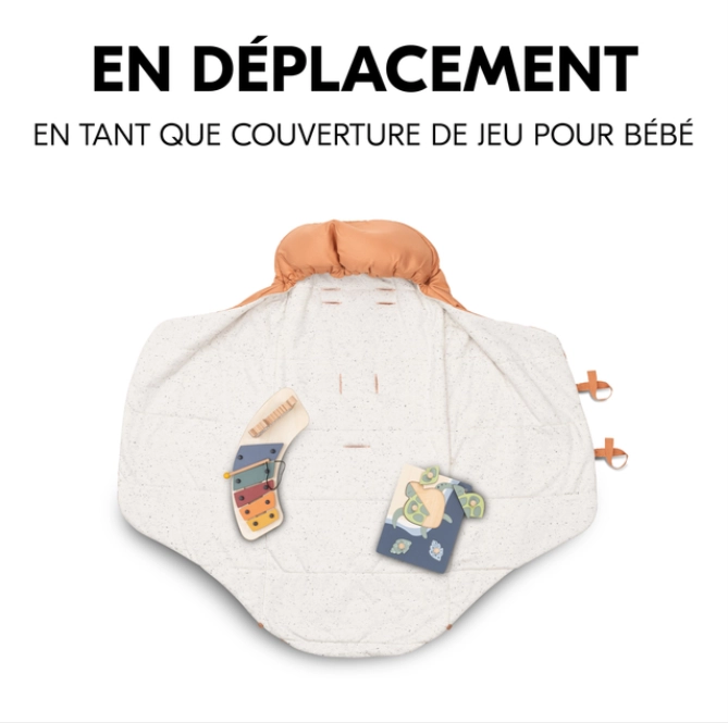 Chancelière 3-en-1 Hauck Carry N Play - Dots Cork