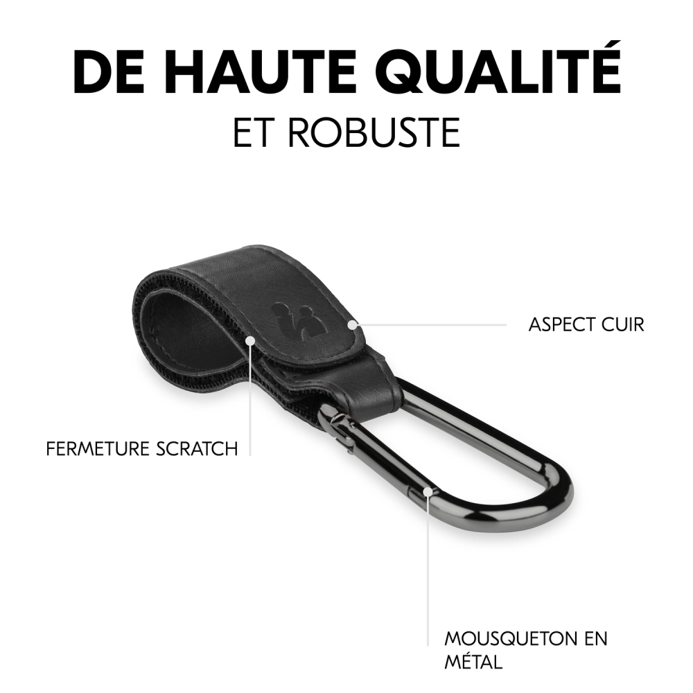 Attaches Sac à Langer Hauck - Black