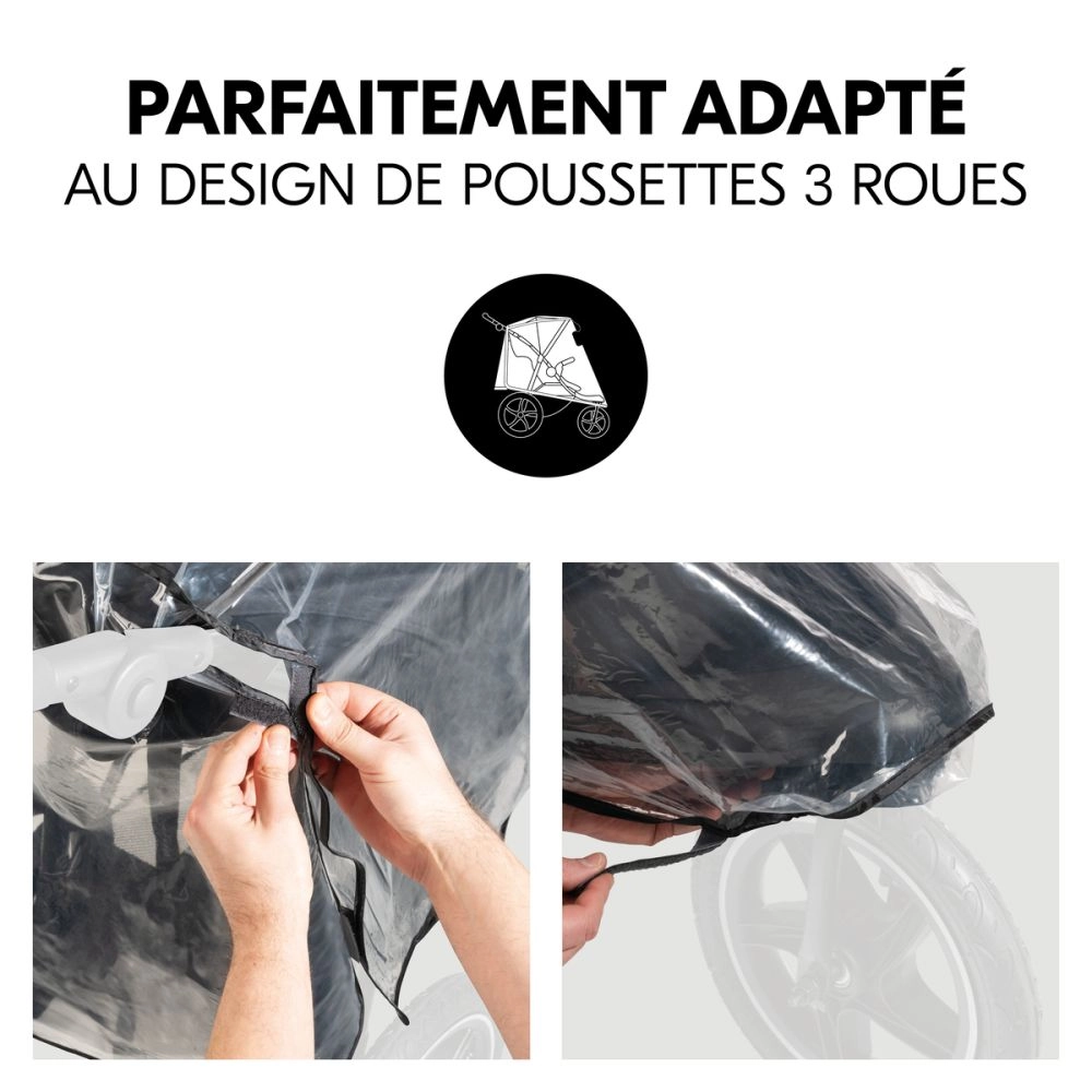 Habillage Pluie Hauck Poussette 3 Roues