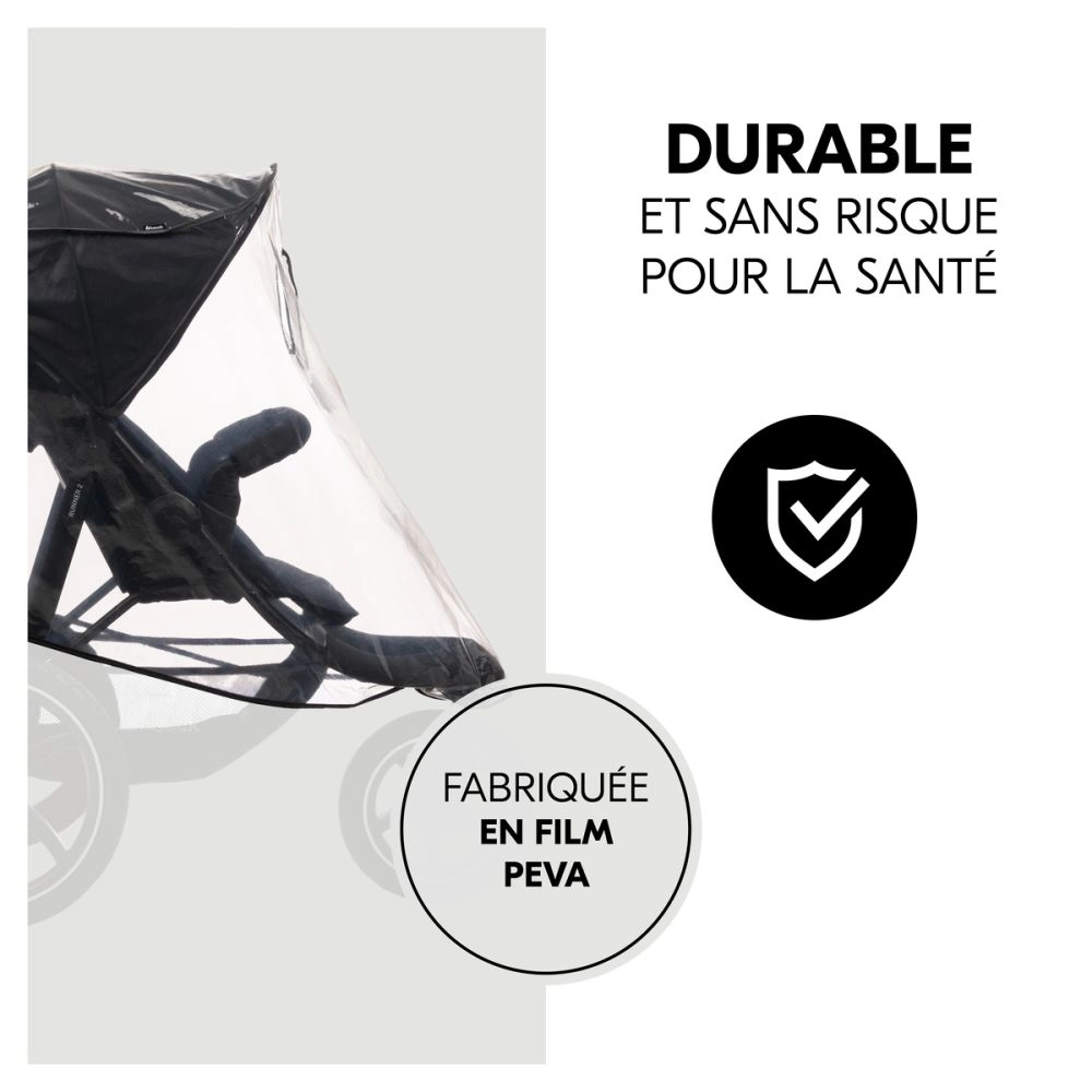 Habillage Pluie Hauck Poussette 3 Roues