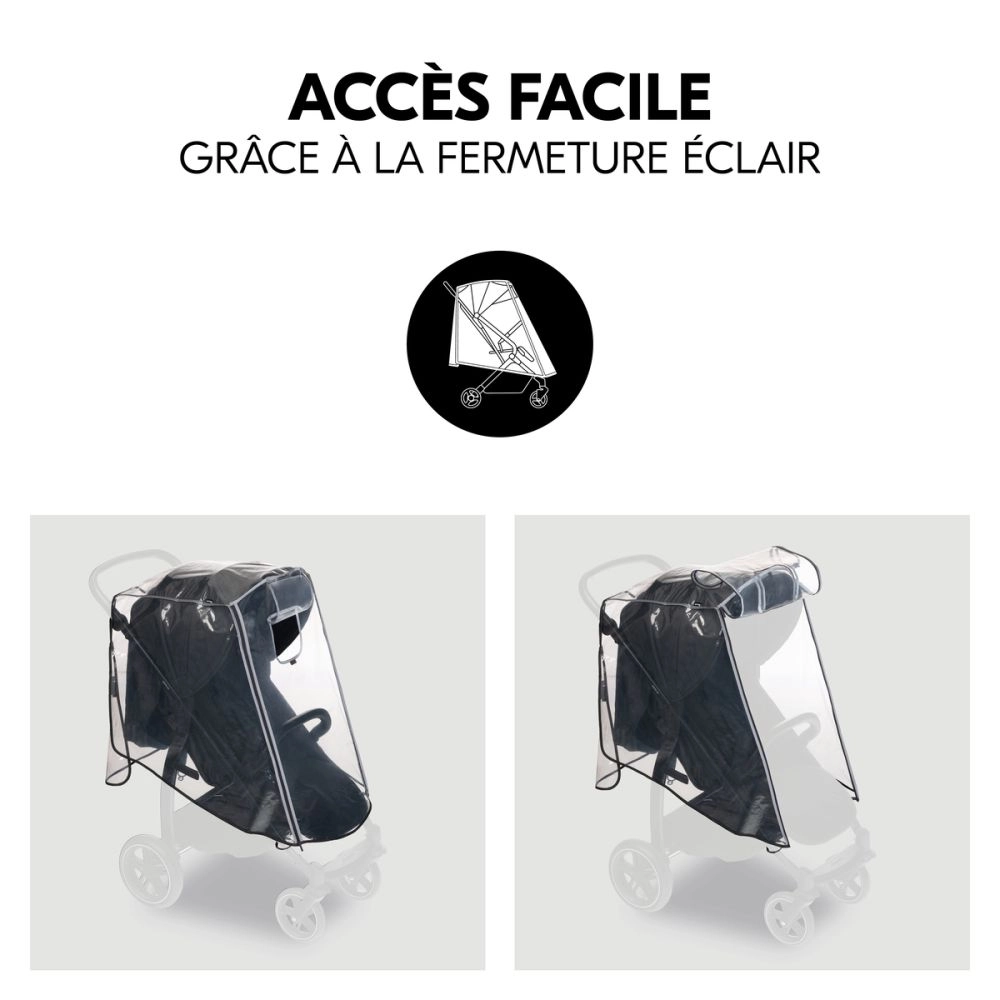 Habillage Pluie Hauck Poussette 4 Roues