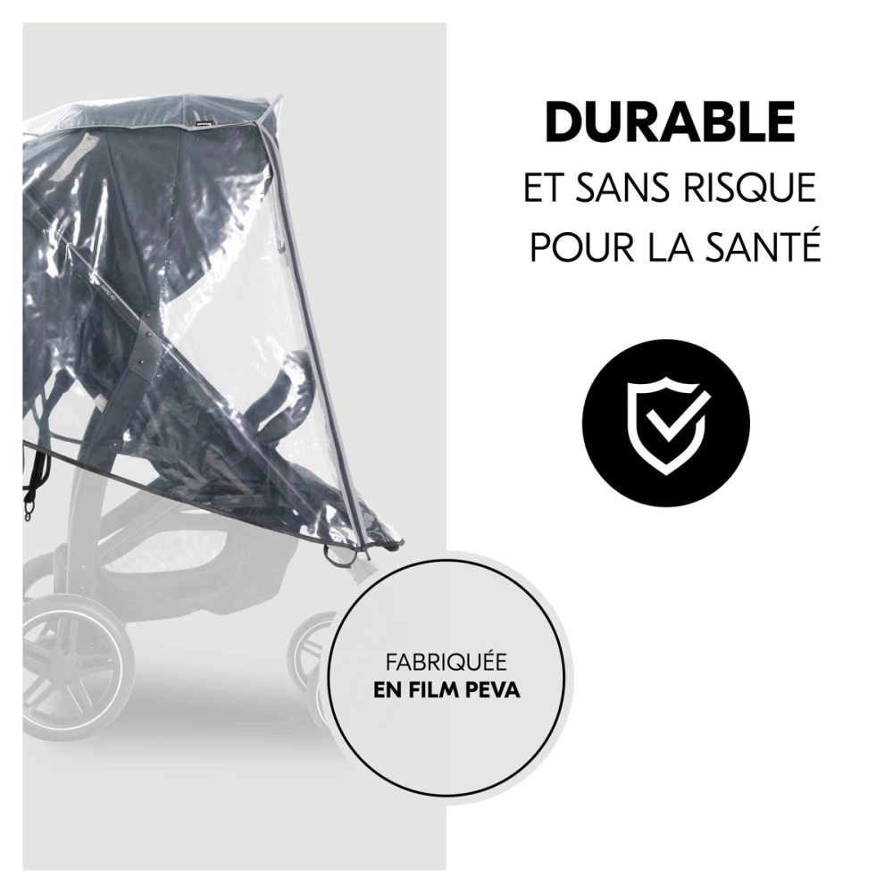 Habillage Pluie Hauck Poussette 4 Roues