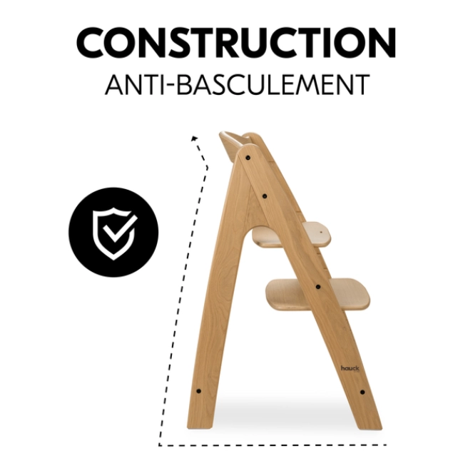 Chaise Haute Hauck Arketa - Natural