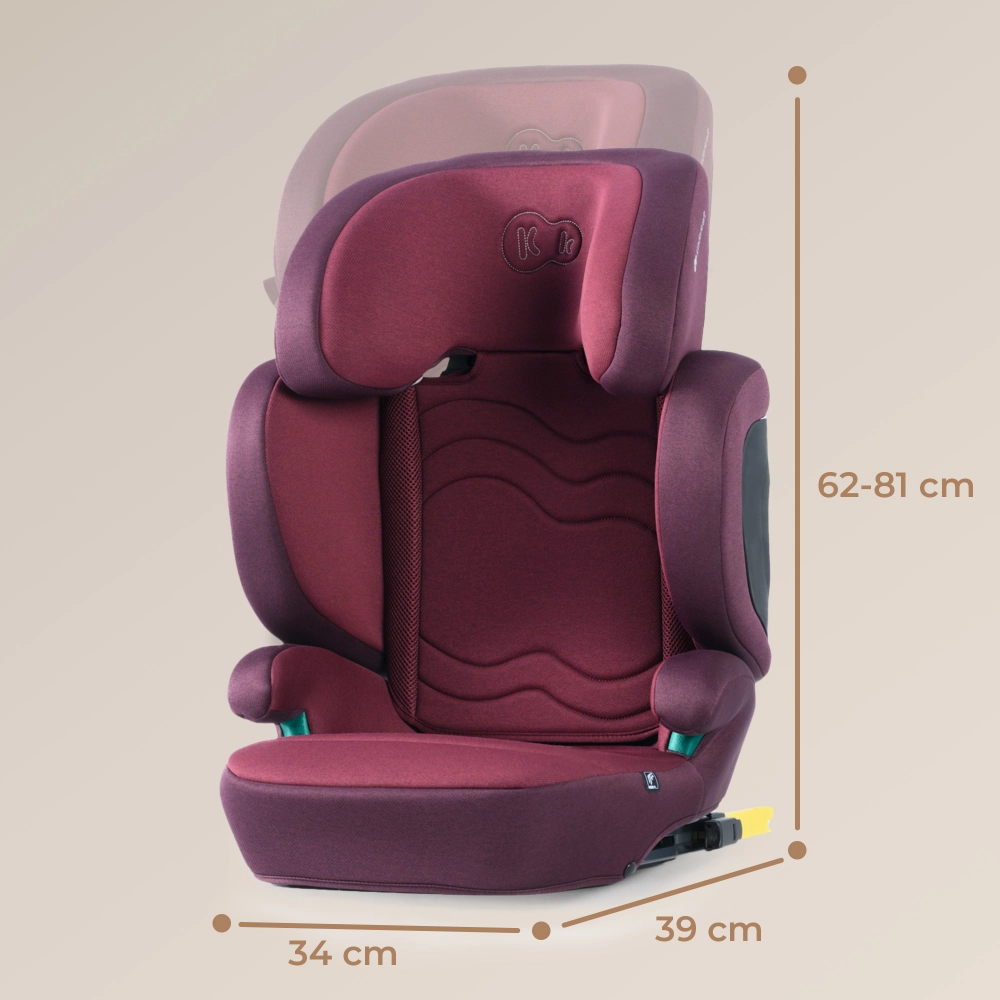 Siège Auto 100-150 cm Kinderkraft XPand 2 I-Size - Cherry Pearl