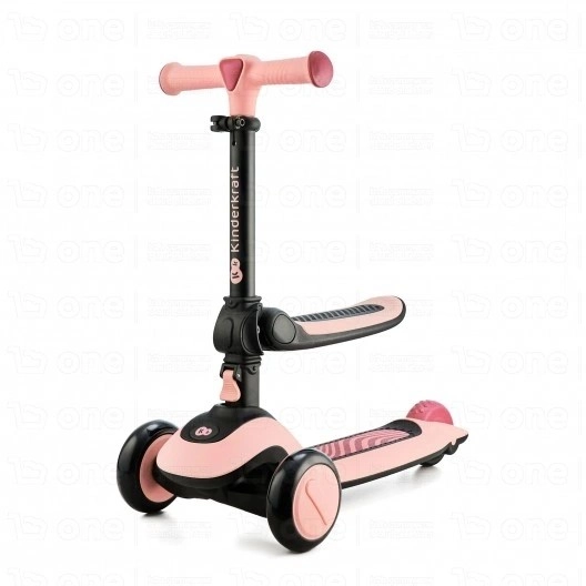Draisienne/trottinette à trois roues HALLEY - Kinderkraft - rose