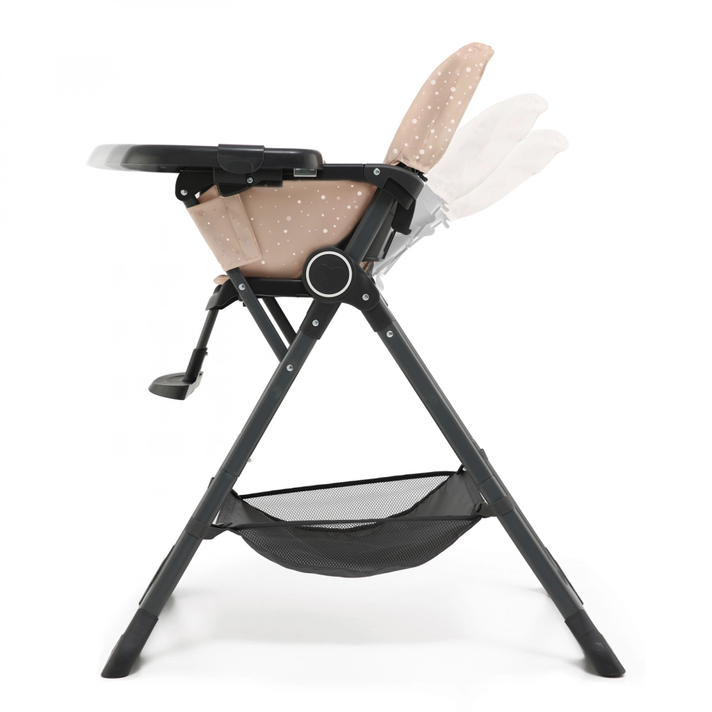Chaise haute Kinderkraft Foldee - Pink