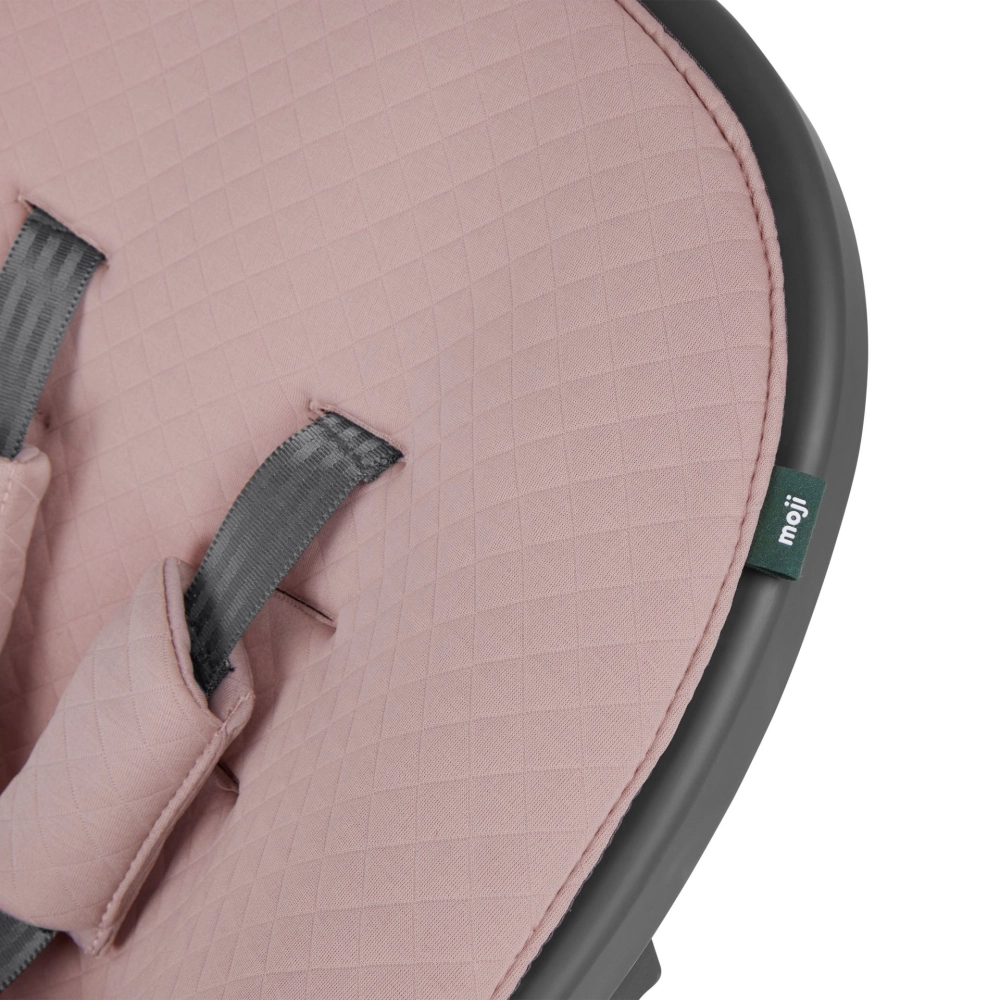 Chaise Haute Moji Yippy Tune - Stone + Assise Nouveau-Né - Rosegold