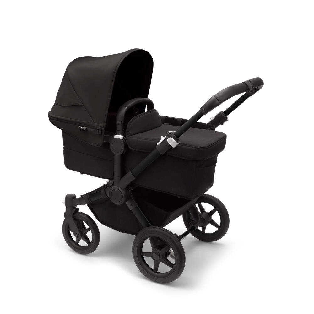 Poussette Bugaboo Donkey 5 Mono - Châssis Noir + Nacelle - Nuit noire