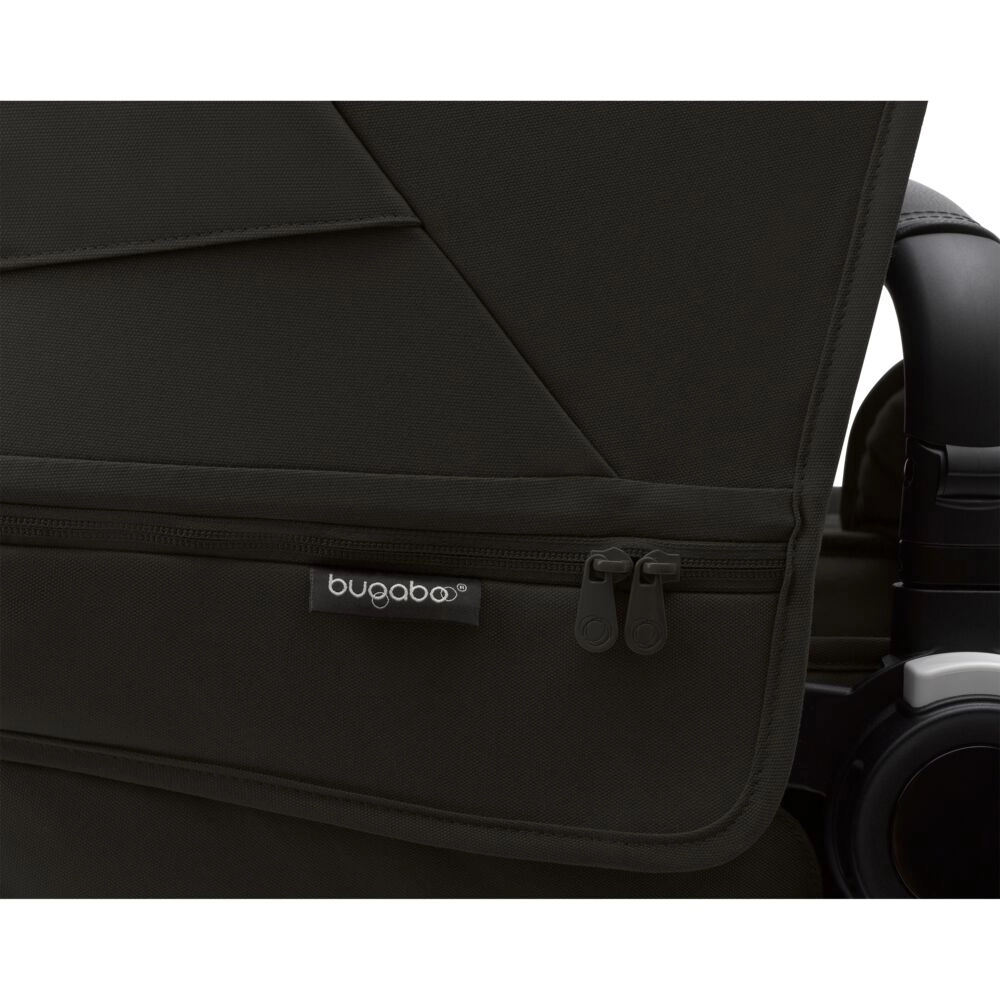 Poussette Bugaboo Donkey 5 Mono - Châssis Noir + Nacelle - Desert Taupe
