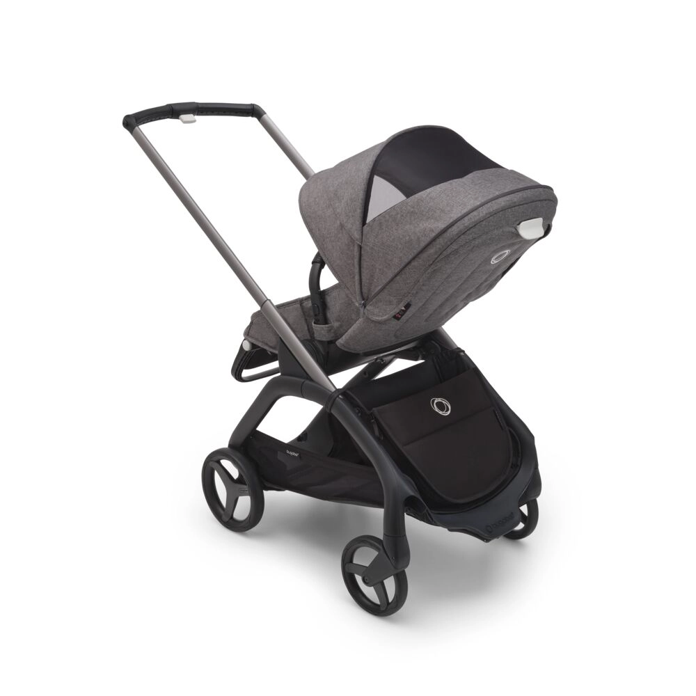 Poussette Bugaboo Dragonfly - Châssis Graphite/ Canopy Gris Chiné