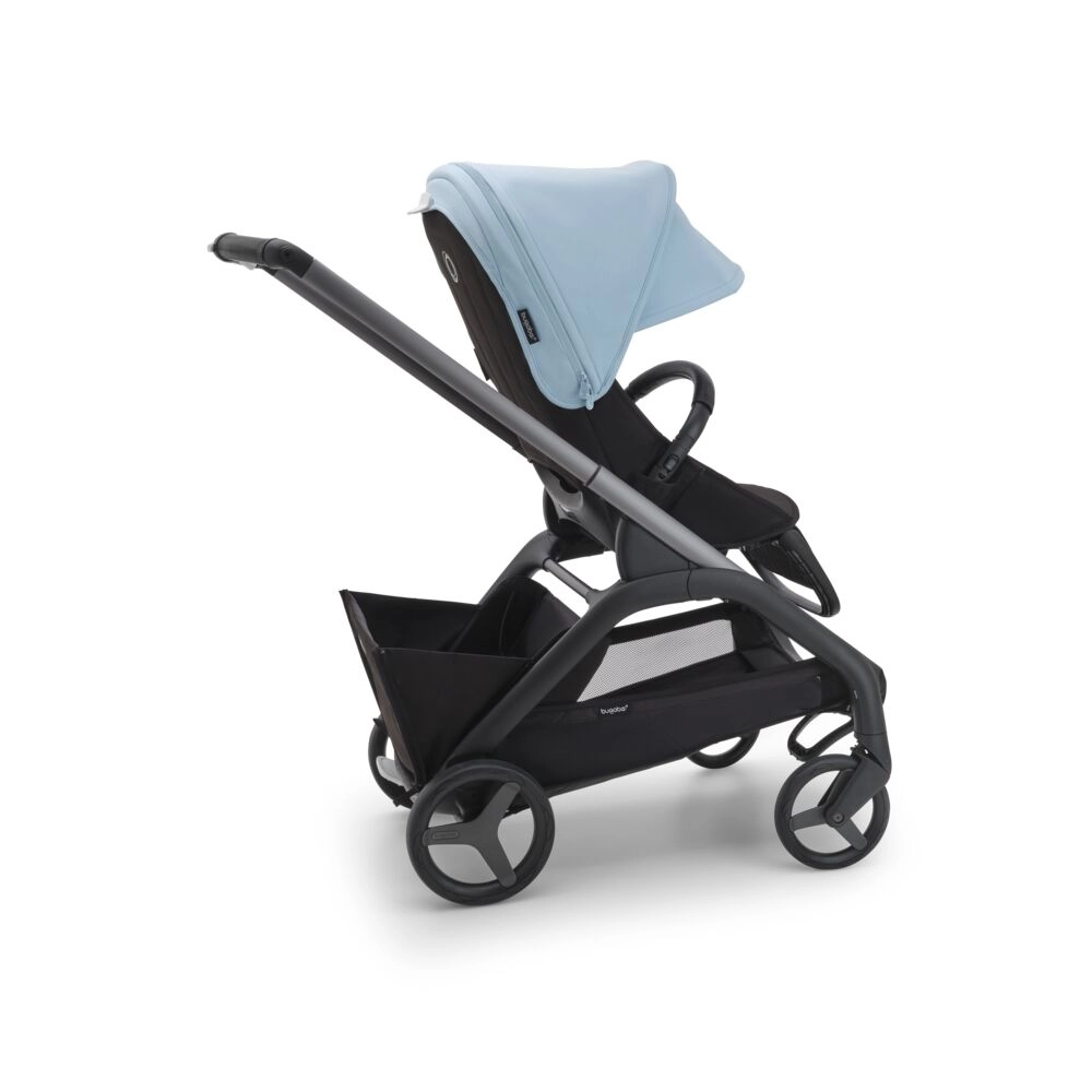 Poussette Bugaboo Dragonfly - Châssis Graphite/ Canopy Bleu Horizon