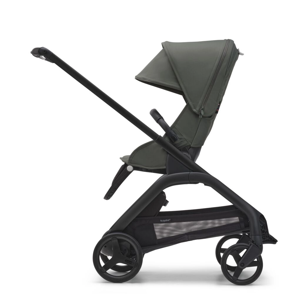 Poussette Bugaboo Dragonfly - Châssis Noir / Canopy Vert Forêt