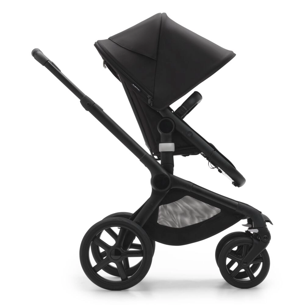Poussette Bugaboo Fox 5 - Châssis Noir + Nacelle - Nuit Noire