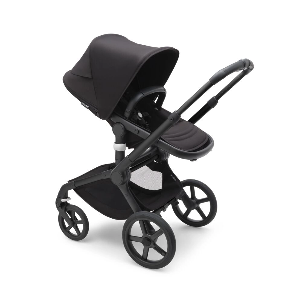 Poussette Bugaboo Fox 5 - Châssis Noir + Nacelle - Nuit Noire